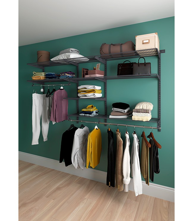 Гардеробная система Практик Home Optima G240 графит купить в Краснодаре