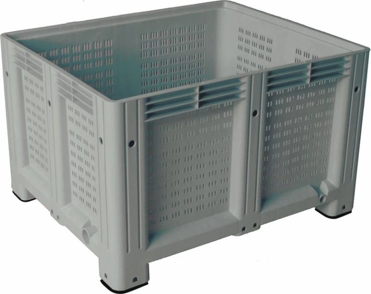 Big Box 1200x1000x580 мм перфорированный на ножках серый купить в Краснодаре Big Box 1200x1000x580 мм перфорированный на ножках серый купить в Краснодаре