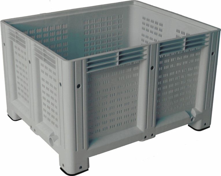 Big Box 1200x1000x580 мм перфорированный на ножках серый купить в Краснодаре