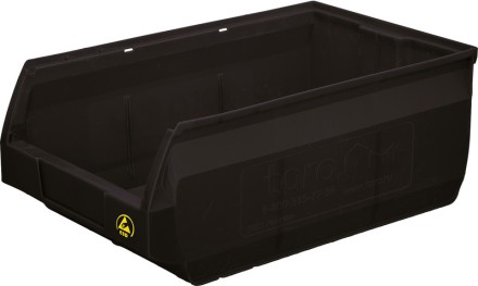 Ящик Palermo 500х310х200 PP, черный антистатичный купить в Краснодаре
