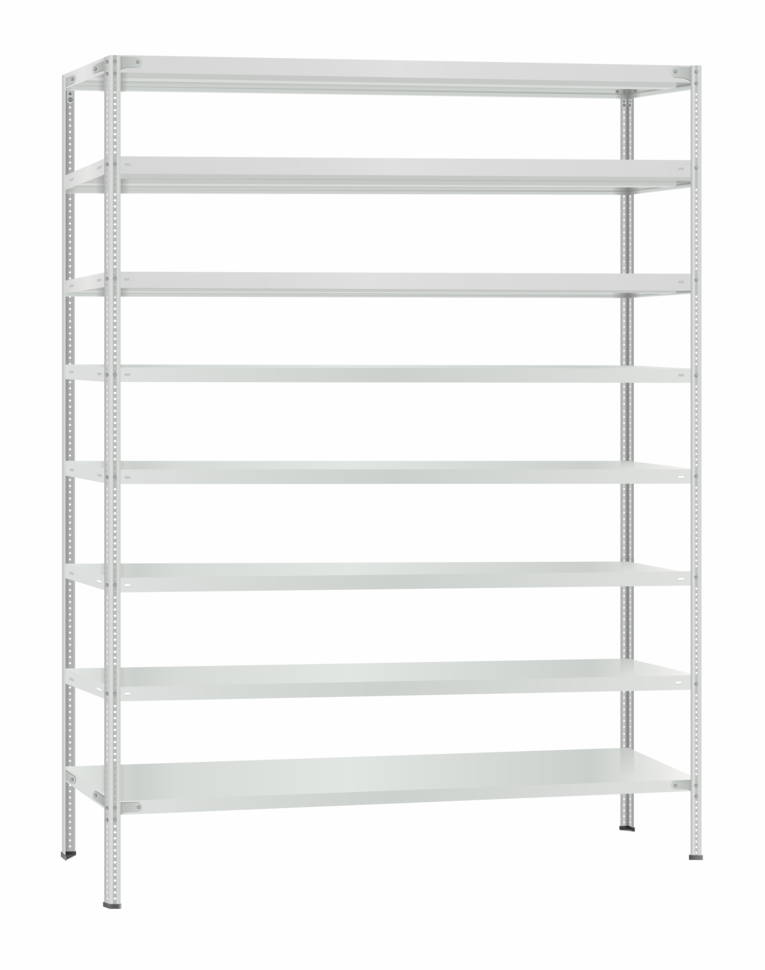 Стеллаж металлический Титан МС-500 3000х1500х300 8 полок купить в Краснодаре