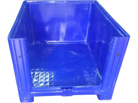 Big Box 1200х1000х760 сплошной, на ножках, с полубоковиной синий купить в Краснодаре