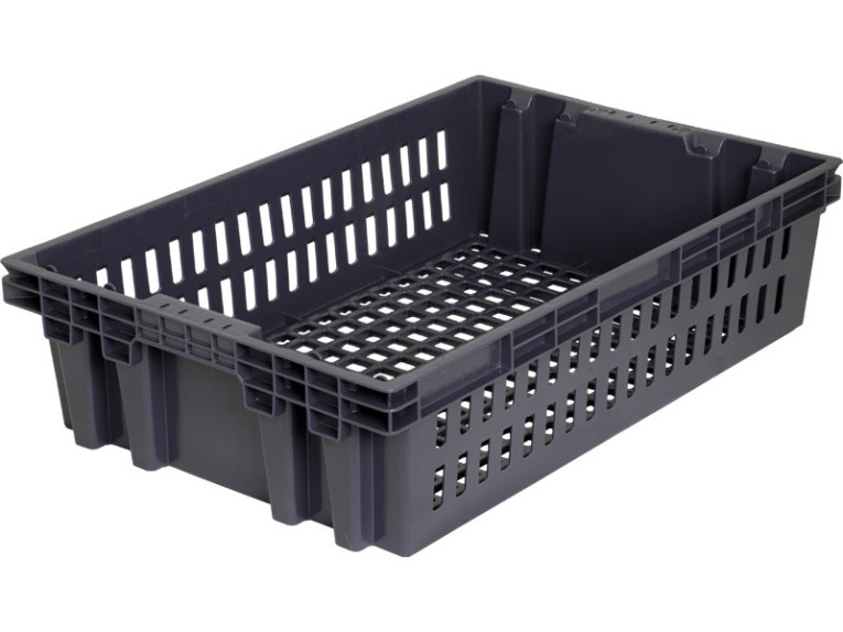 Ящик п/э хлебный 600х400х152,5 черный, вес 1,2 кг купить в Краснодаре Ящик п/э хлебный 600х400х152,5 черный, вес 1,2 кг купить в Краснодаре