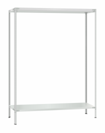 Стеллаж металлический Титан МС-500 3000х1500х400 2 полки Стеллаж металлический Титан МС-500 3000х1500х400 2 полки