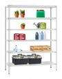 Стеллаж металлический Титан МС-900 2000x1000x600 6 полок Стеллаж металлический Титан МС-900 2000x1000x600 6 полок