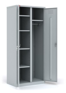 Двухсекционный металлический шкаф ШРМ-22У/800  Двухсекционный металлический шкаф ШРМ-22У/800