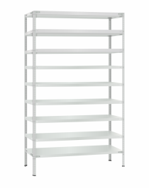 Стеллаж металлический Титан МС-500 2300х1200х600 9 полок Стеллаж металлический Титан МС-500 2300х1200х600 9 полок