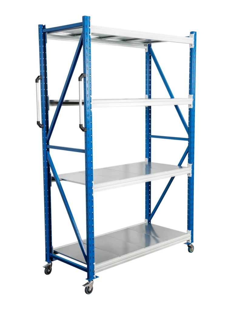 Стеллаж мобильный БиКом СТ-4 300x180x70 4 полки купить в Краснодаре Стеллаж мобильный БиКом СТ-4 300x180x70 4 полки купить в Краснодаре