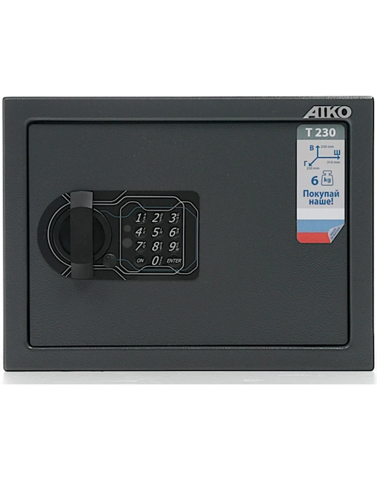 Мебельный сейф Aiko Т-230 EL, вид спереди