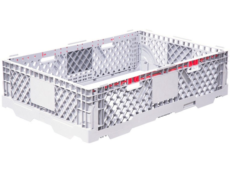 Паллетная рама штабелируемая 1200х800х300 серая c бортиками купить в Краснодаре Паллетная рама штабелируемая 1200х800х300 серая c бортиками купить в Краснодаре