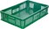 Ящик 600х400х140 мм дно сплош.стенки перф.без ручек зеленый купить в Краснодаре Ящик 600х400х140 мм дно сплош.стенки перф.без ручек зеленый купить в Краснодаре