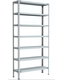 Стеллаж металлический Титан МС-500 1200х1500х500 7 полок Стеллаж металлический Титан МС-500 1200х1500х500 7 полок
