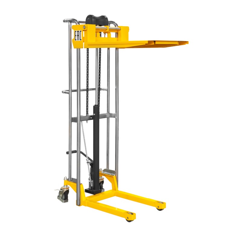 Ручной гидравлический штабелер PJ4150 (400 кг; 1,5 м; с вилами и площадкой) SMARTLIFT (SMART) купить в Краснодаре