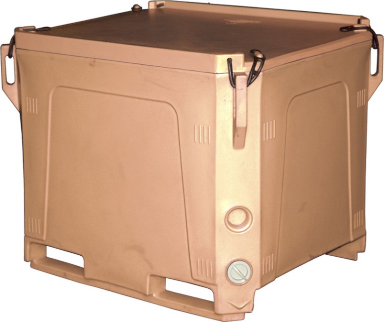 Контейнер 915х715х765 мм бежевый с крышкой купить в Краснодаре Контейнер 915х715х765 мм бежевый с крышкой купить в Краснодаре