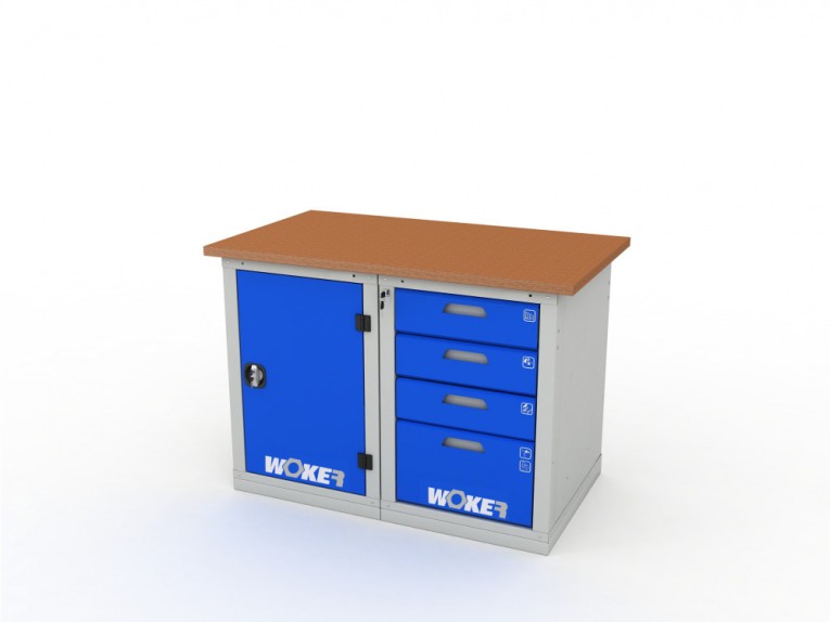 Верстак двухтумбовый WOKER PRO 2104.1200 купить в Краснодаре