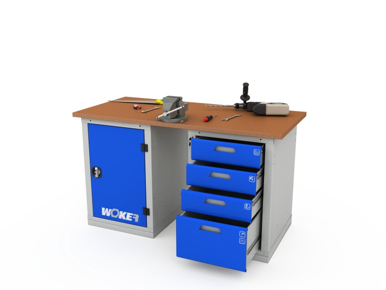 Верстак двухтумбовый WOKER PRO 2104.1200 купить в Краснодаре Верстак двухтумбовый WOKER PRO 2104.1200 купить в Краснодаре