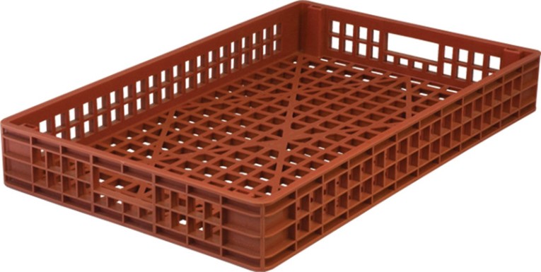 Ящик хлебный 740х460х102 красный купить в Краснодаре Ящик хлебный 740х460х102 красный купить в Краснодаре