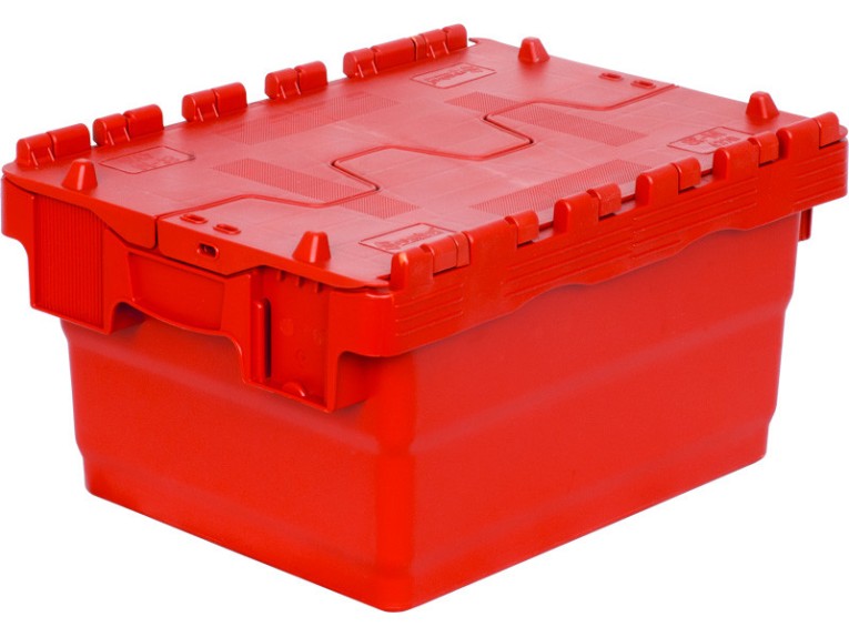 Ящик 400х300х215 цв. красный купить в Краснодаре Ящик 400х300х215 цв. красный купить в Краснодаре