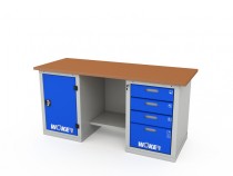 Верстак двухтумбовый WOKER PRO 2104.1800 Верстак двухтумбовый WOKER PRO 2104.1800