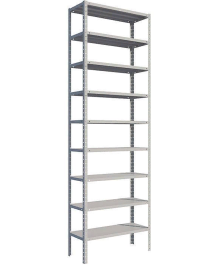 Стеллаж MS Hard 2500х1000х600 9 полок Стеллаж MS Hard 2500х1000х600 9 полок