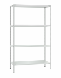Стеллаж металлический Титан МС-500 2400х1200х300 4 полки Стеллаж металлический Титан МС-500 2400х1200х300 4 полки