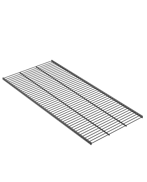 Полка сетчатая GSh 90х40 графит купить в Краснодаре Полка сетчатая GSh 90х40 графит купить в Краснодаре