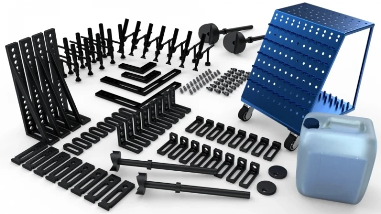 Набор оснастки для сварочного стола №4: Профессиональный (117 предметов) купить в Краснодаре Набор оснастки для сварочного стола №4: Профессиональный (117 предметов) купить в Краснодаре