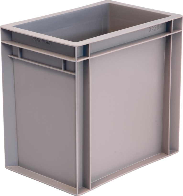 Ящик 300х200х290 сплошной, без ручек, гладкое дно, серый B-3228 купить в Краснодаре Ящик 300х200х290 сплошной, без ручек, гладкое дно, серый B-3228 купить в Краснодаре