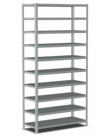 Стеллаж металлический Титан МС-500 1500х1500х500 10 полок