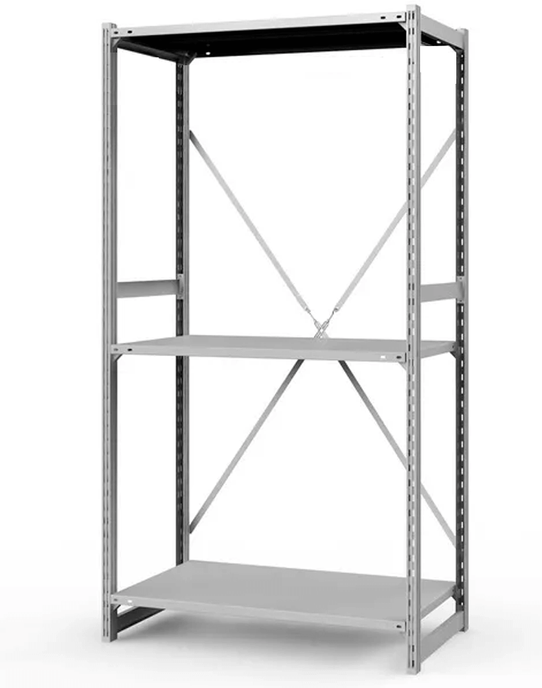 Стеллаж ТСУ 2500x700x800 3 полки (150 кг, металл) купить в Краснодаре