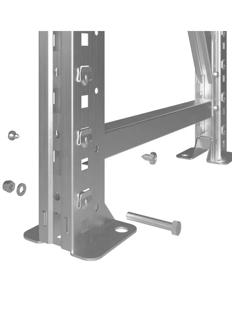 Стеллаж MS U 3000x1200x800 4 полки (350 кг, металл) купить в Краснодаре