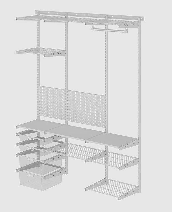 Гардеробная система Практик Home Дача 1 купить в Краснодаре