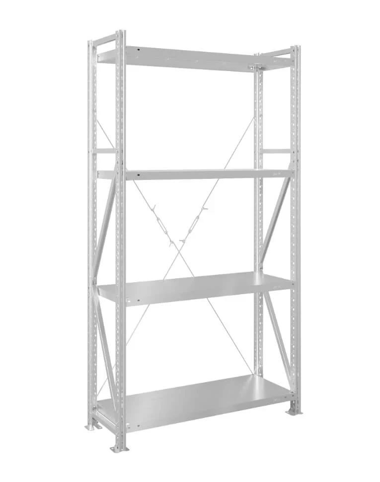 Стеллаж MS U 3000x1200x800 4 полки (400 кг, металл) купить в Краснодаре