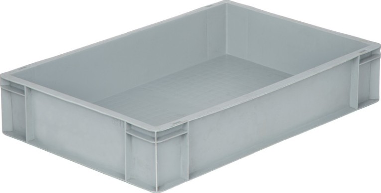 Ящик 600х400х120 сплошной, без ручек, дно с усилением, серый B-4611 купить в Краснодаре Ящик 600х400х120 сплошной, без ручек, дно с усилением, серый B-4611 купить в Краснодаре