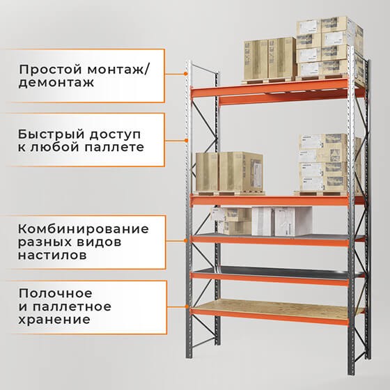 Стеллаж паллетный СПЛ 2000х1800х1100 1 ярус (1300/9700) купить в Краснодаре Стеллаж паллетный СПЛ 2000х1800х1100 1 ярус (1300/9700) купить в Краснодаре