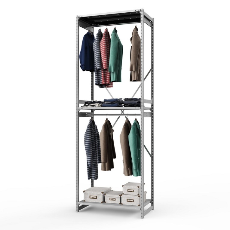 Стеллаж металлический ТСУ Универсал, 3000х1060х600 мм.Штанги: 2шт. Полки: металл усил. перф. 3 шт. купить в Краснодаре