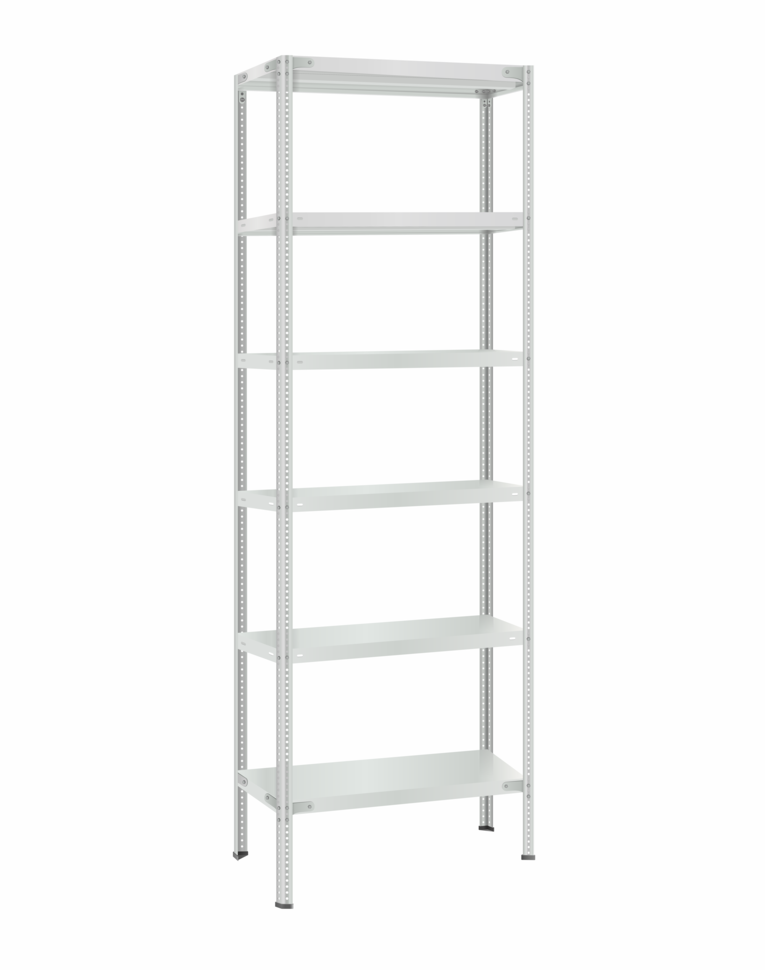 Стеллаж металлический Титан МС-500 2300х700х600 6 полок купить в Краснодаре