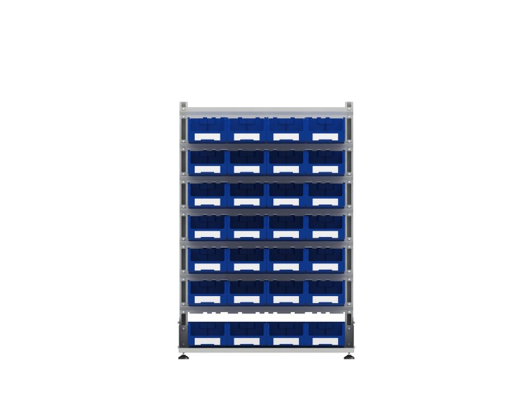 Стеллаж для пластиковых лотков SORTEX двухсторонний 1500x1000x800.03 купить в Краснодаре Стеллаж для пластиковых лотков SORTEX двухсторонний 1500x1000x800.03 купить в Краснодаре