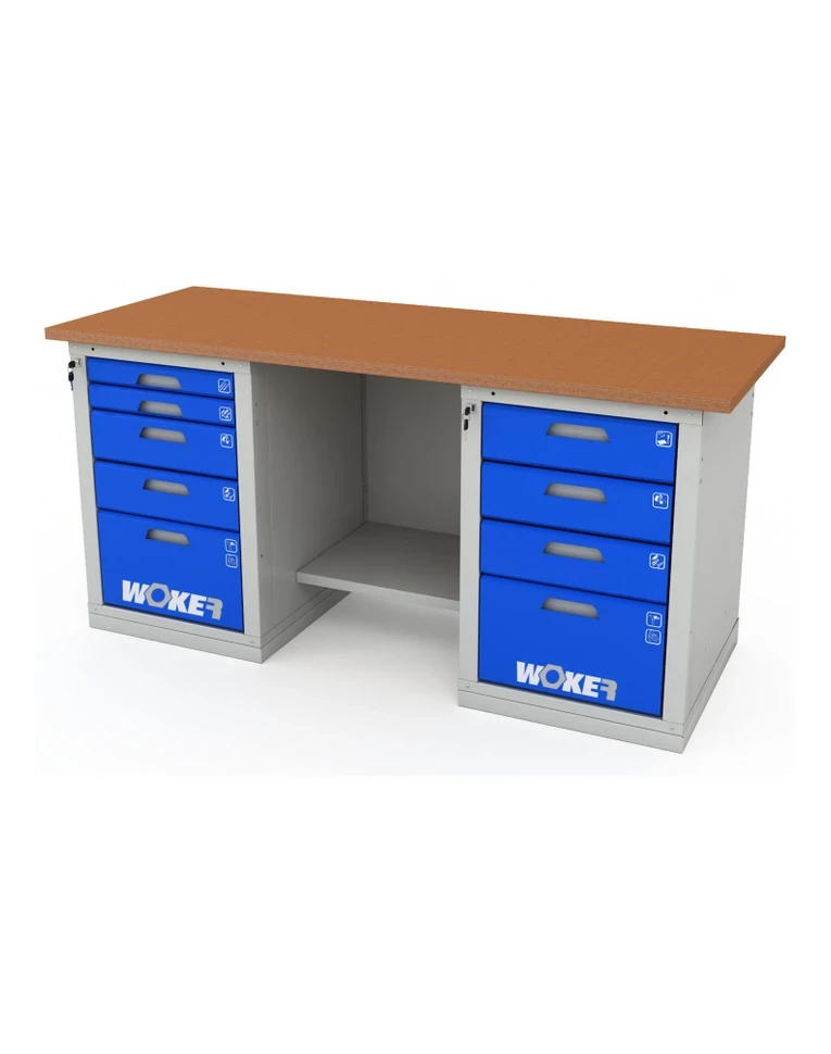 Верстак двухтумбовый WOKER PRO 2504.1800 купить в Краснодаре