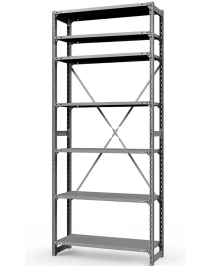 Стеллаж ТСУ 1800x1000x400 7 полок (150 кг, перф)