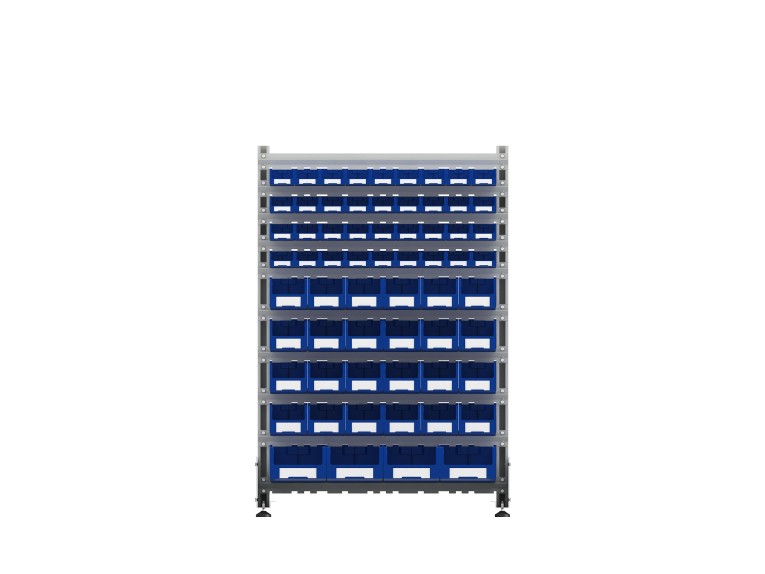 Стеллаж для пластиковых лотков SORTEX двухсторонний 1500x1000x800.05 купить в Краснодаре Стеллаж для пластиковых лотков SORTEX двухсторонний 1500x1000x800.05 купить в Краснодаре