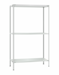 Стеллаж металлический Титан МС-500 2400х1200х500 3 полки Стеллаж металлический Титан МС-500 2400х1200х500 3 полки