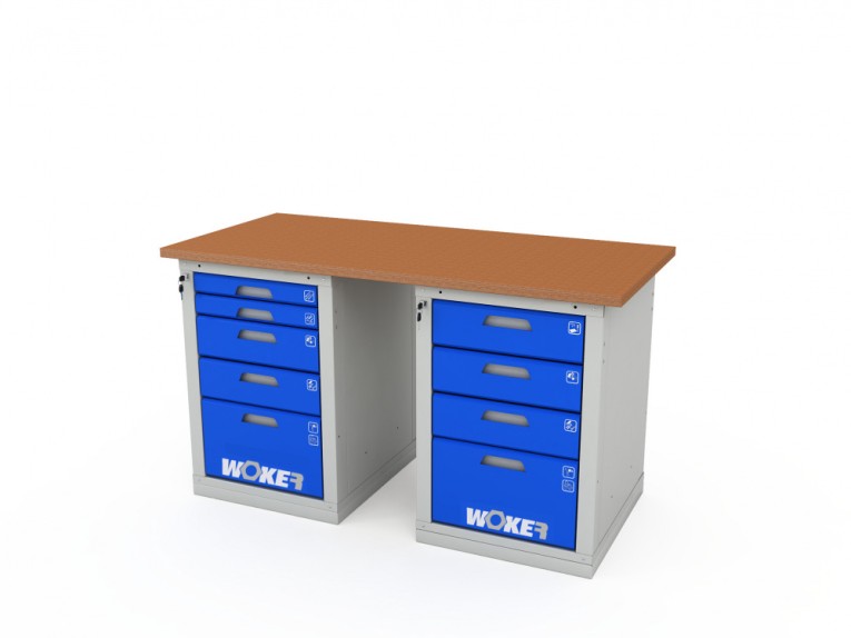 Верстак двухтумбовый WOKER PRO 2505.1500 купить в Краснодаре Верстак двухтумбовый WOKER PRO 2505.1500 купить в Краснодаре