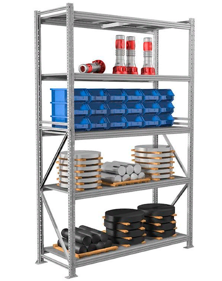 Стеллаж MS Profi 3000х1800х800 5 полок купить в Краснодаре Стеллаж MS Profi 3000х1800х800 5 полок купить в Краснодаре