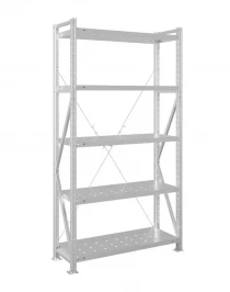 Стеллаж MS U 3000x1200x600 5 полок (180 кг, перф) Стеллаж MS U 3000x1200x600 5 полок (180 кг, перф)