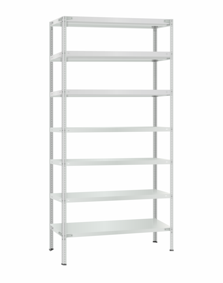 Стеллаж металлический Титан МС-500 3000х1000х400 7 полок купить в Краснодаре Стеллаж металлический Титан МС-500 3000х1000х400 7 полок купить в Краснодаре