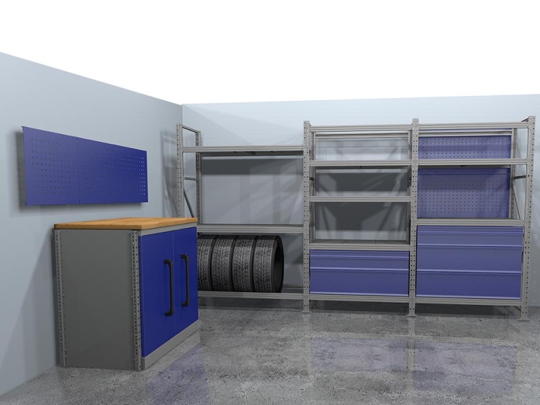 Стеллажная система хранения №1 Гараж купить в Краснодаре