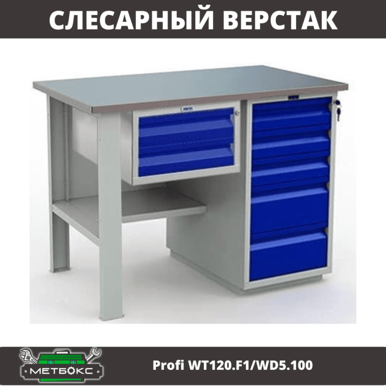 Верстак Profi WT120.F1/WD5.100 купить в Краснодаре Верстак Profi WT120.F1/WD5.100 купить в Краснодаре