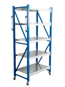 Стеллаж мобильный БиКом СТ-4 200x210x40 5 полок