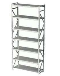 Стеллаж MS Profi 2500х900х600 7 полок Стеллаж MS Profi 2500х900х600 7 полок